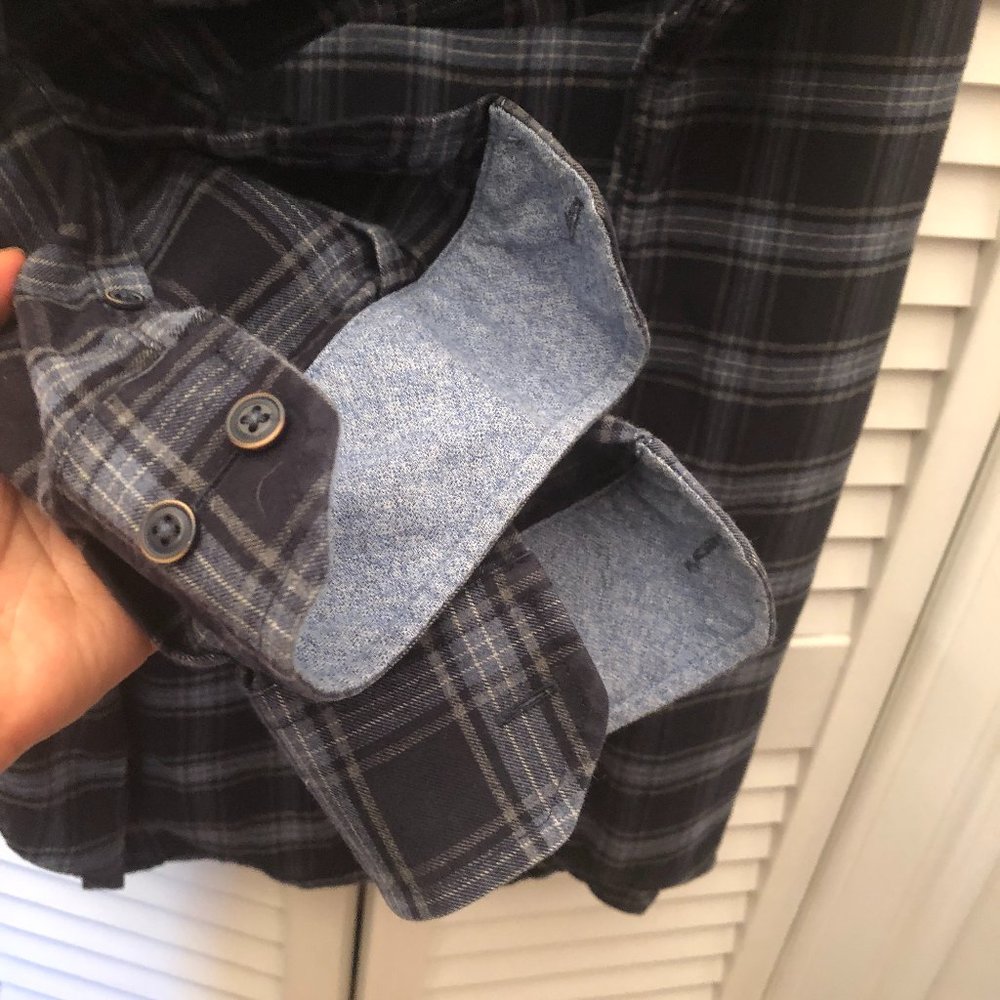 Jonston & Murphy men long sleeve shirt, blue navy - Picture 8 of 9